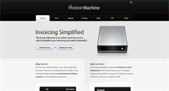Desktop Screenshot of invoicemachine.com